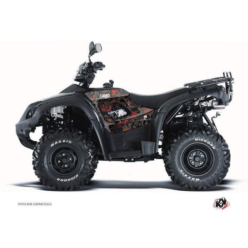 Kit Déco Quad Camo TGB Blade 1000 V-TWIN Noir Rouge (2015-2018)