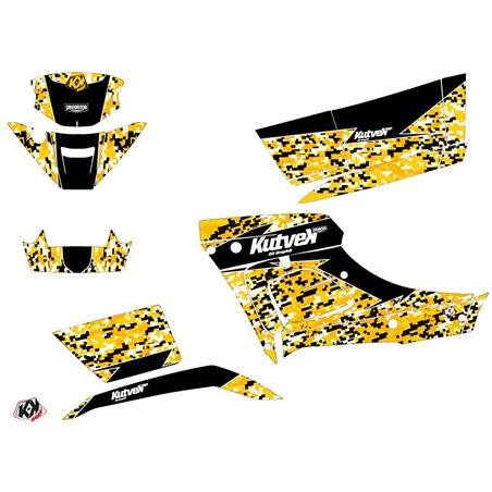 Kit Déco Quad Predator TGB Blade 1000 V-TWIN Noir Jaune (2015-2018)