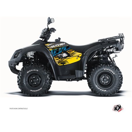 Kit Déco Quad Eraser TGB Blade 1000 V-TWIN Jaune Bleu (2015-2018)