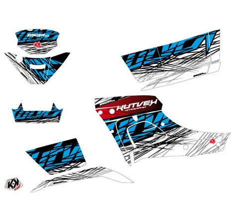 Kit Déco Quad Eraser TGB Blade 1000 V-TWIN Bleu Blanc Rouge (2015-2018)