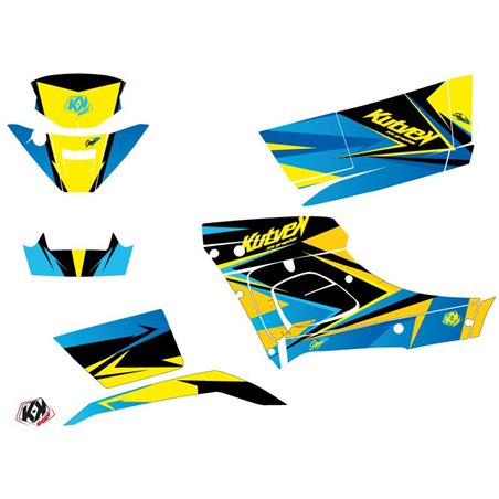 Kit Déco Quad Stage TGB Blade 1000 V-TWIN Jaune Bleu (2015-2018)