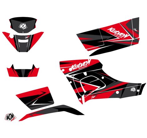 Kit Déco Quad Stage TGB Blade 1000 V-TWIN Rouge Noir (2015-2018)