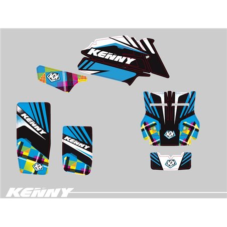 Kit Déco Quad Kenny Yamaha Banshee Bleu (1987-2023)