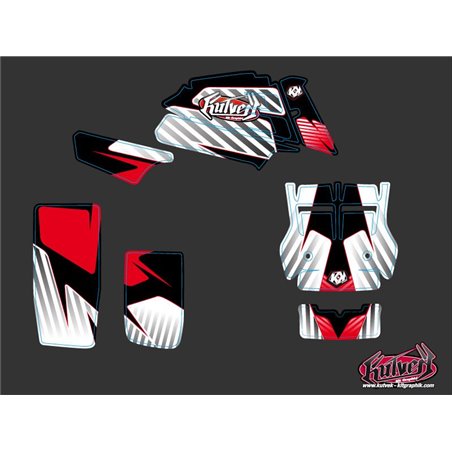 Kit Déco Quad Factory Yamaha Banshee Rouge (1987-2023)