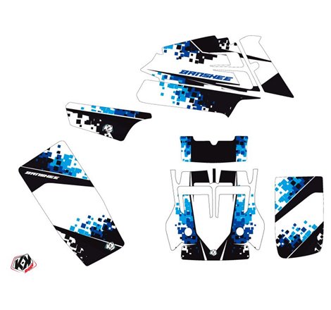Kit Déco Quad Hangtown Yamaha Banshee Bleu (1987-2023)