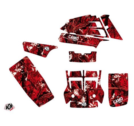 Kit Déco Quad Camo Yamaha Banshee Rouge (1987-2023)
