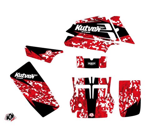 Kit Déco Quad Predator Yamaha Banshee Rouge (1987-2023)