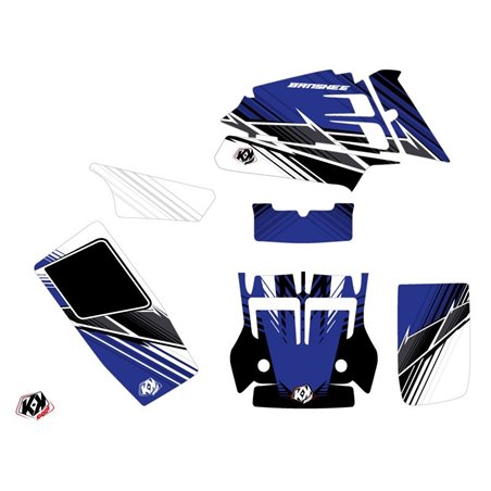 Kit Déco Quad Stripe Yamaha Banshee Bleu (1987-2023)