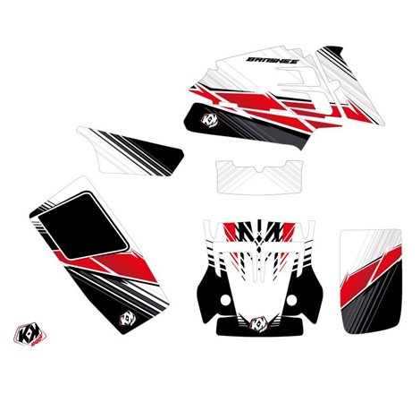 Kit Déco Quad Stripe Yamaha Banshee Rouge (1987-2023)