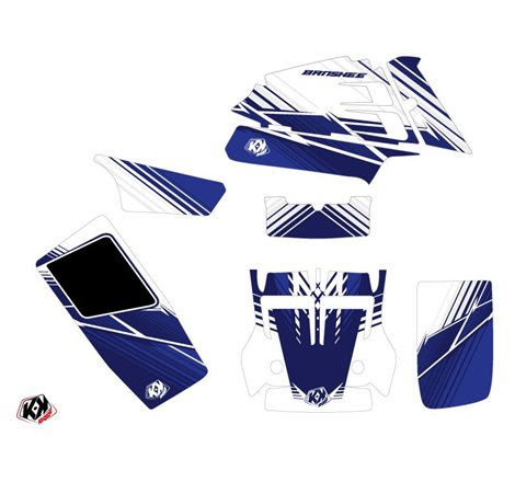 Kit Déco Quad Stripe Yamaha Banshee Bleu Nuit (1987-2023)