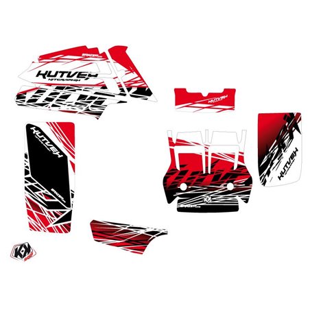 Kit Déco Quad Eraser Yamaha Banshee Rouge Blanc (1987-2023)