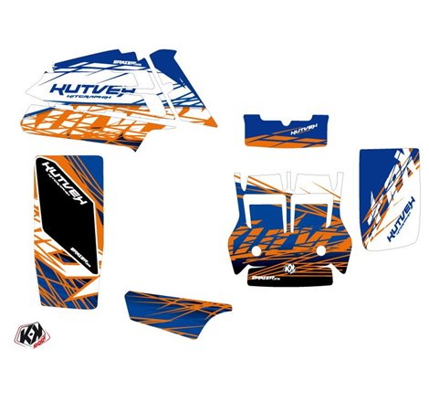Kit Déco Quad Eraser Yamaha Banshee Bleu Orange (1987-2023)