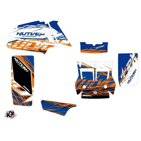 Kit Déco Quad Eraser Yamaha Banshee Bleu Orange (1987-2023)