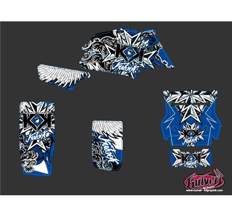 Kit Déco Quad Demon Yamaha Banshee Bleu (1987-2023)