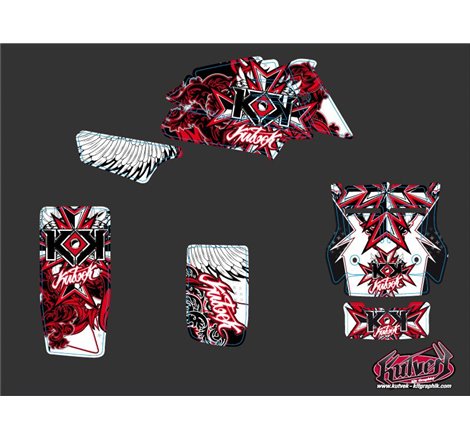 Kit Déco Quad Demon Yamaha Banshee Rouge (1987-2023)