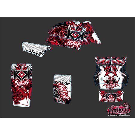 Kit Déco Quad Demon Yamaha Banshee Rouge (1987-2023)