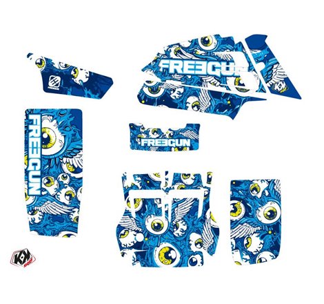 Kit Déco Quad Freegun Eyed Yamaha Banshee Bleu (1987-2023)