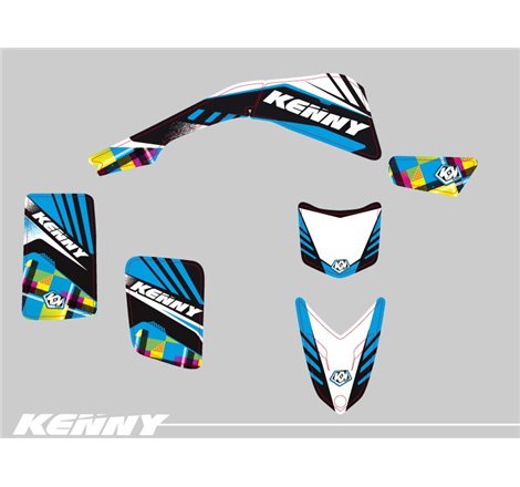 Kit Déco Quad Kenny Yamaha Blaster Bleu (1988-2002)