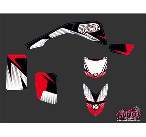 Kit Déco Quad Factory Yamaha Blaster Rouge (1988-2002)