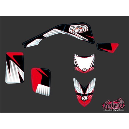 Kit Déco Quad Factory Yamaha Blaster Rouge (1988-2002)