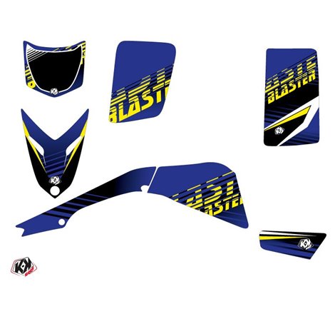 Kit Déco Quad Flow Yamaha Blaster Jaune (1988-2002)