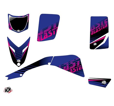 Kit Déco Quad Flow Yamaha Blaster Rose (1988-2002)
