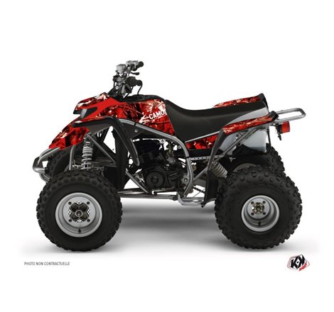 Kit Déco Quad Camo Yamaha Blaster Rouge (1988-2002)