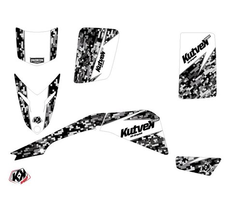 Kit Déco Quad Predator Yamaha Blaster Blanc (1988-2002)