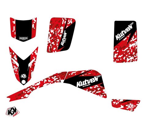 Kit Déco Quad Predator Yamaha Blaster Rouge (1988-2002)