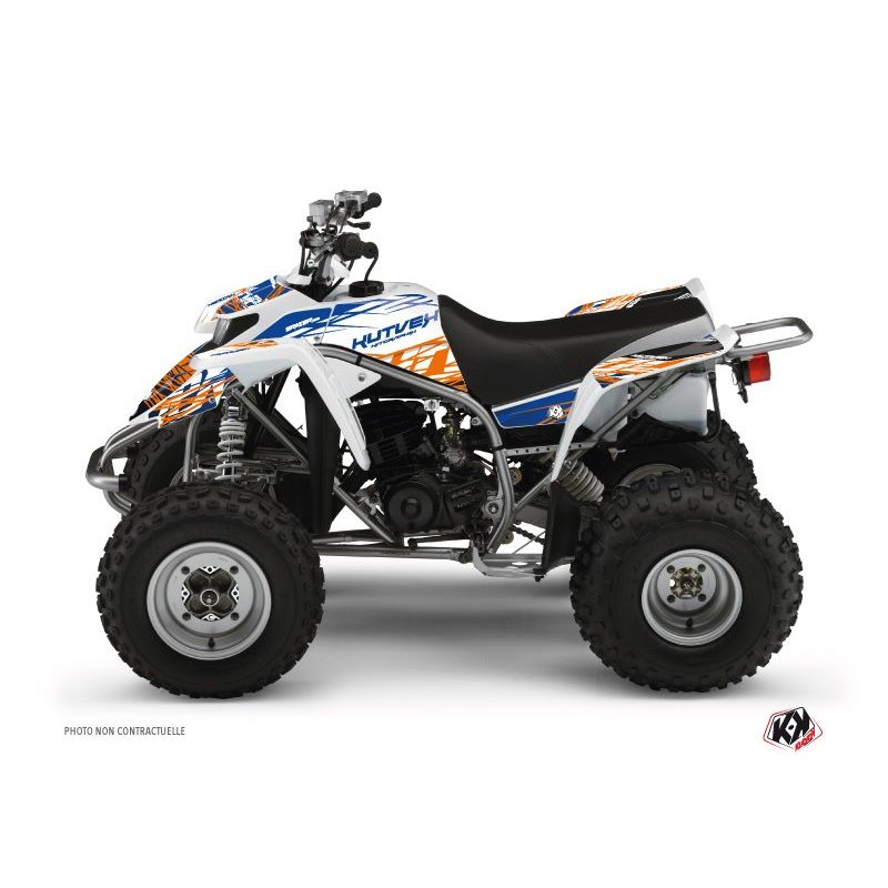 Kit Déco Quad Eraser Yamaha Blaster Bleu Orange (1988-2002)