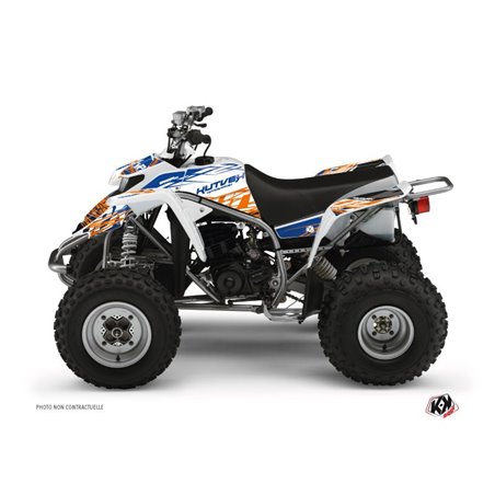 Kit Déco Quad Eraser Yamaha Blaster Bleu Orange (1988-2002)