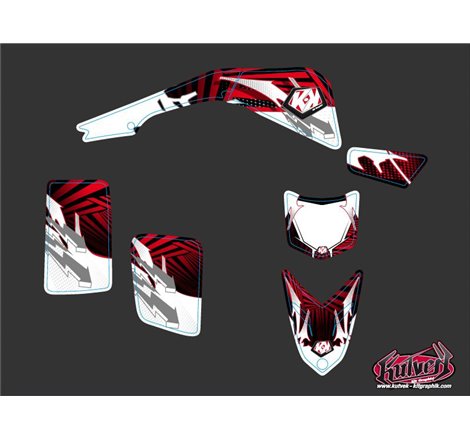 Kit Déco Quad Graff Yamaha Blaster Rouge (1988-2002)