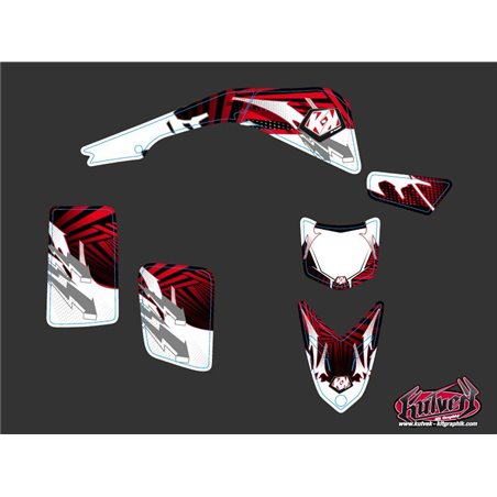 Kit Déco Quad Graff Yamaha Blaster Rouge (1988-2002)