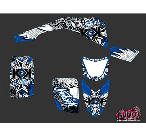 Kit Déco Quad Demon Yamaha Blaster Bleu (1988-2002)