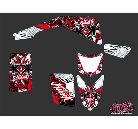 Kit Déco Quad Demon Yamaha Blaster Rouge (1988-2002)