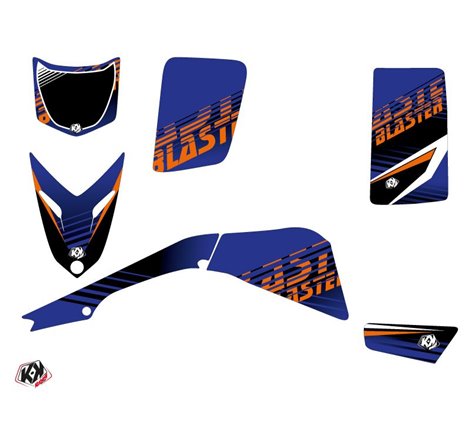 Kit Déco Quad Flow Yamaha Blaster Orange (2003-2007)