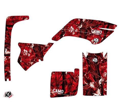 Kit Déco Quad Camo Yamaha Breeze Rouge (1994-2004)