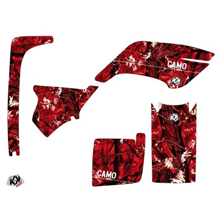 Kit Déco Quad Camo Yamaha Breeze Rouge (1994-2004)