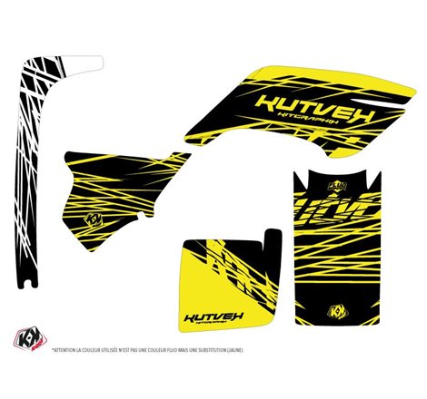 Kit Déco Quad Eraser Fluo Yamaha Breeze Jaune (1994-2004)