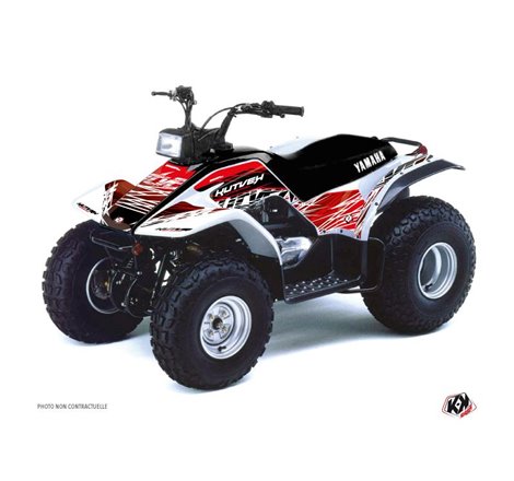 Kit Déco Quad Eraser Yamaha Breeze Rouge Blanc (1994-2004)