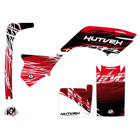 Kit Déco Quad Eraser Yamaha Breeze Rouge Blanc (1994-2004)