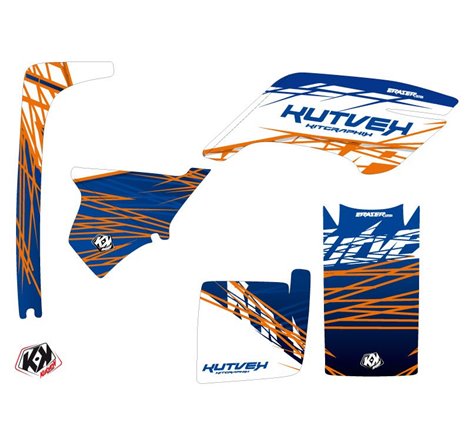 Kit Déco Quad Eraser Yamaha Breeze Bleu Orange (1994-2004)