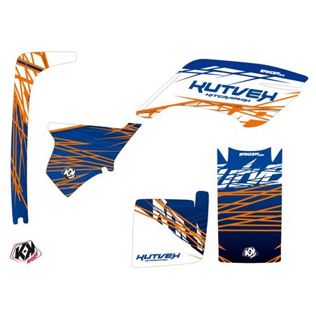Kit Déco Quad Eraser Yamaha Breeze Bleu Orange (1994-2004)
