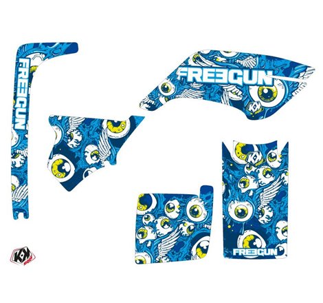 Kit Déco Quad Freegun Eyed Yamaha Breeze Bleu (1994-2004)