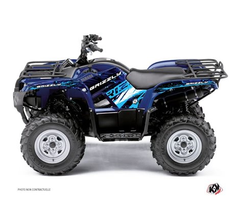 Kit Déco Quad Wild Yamaha 125 Grizzly Bleu (2005-2013)