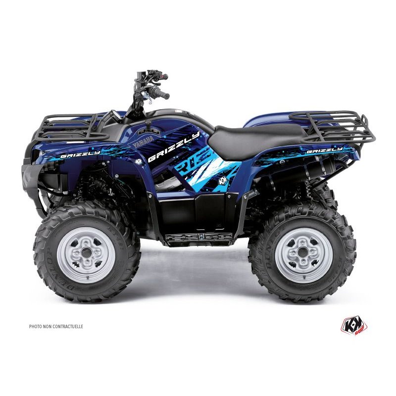 Kit Déco Quad Wild Yamaha 125 Grizzly Bleu (2005-2013)