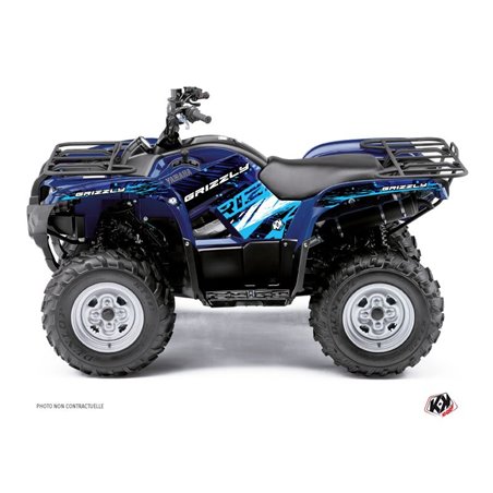 Kit Déco Quad Wild Yamaha 125 Grizzly Bleu (2005-2013)