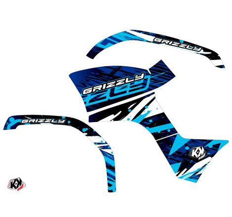 Kit Déco Quad Wild Yamaha 125 Grizzly Bleu (2005-2013)