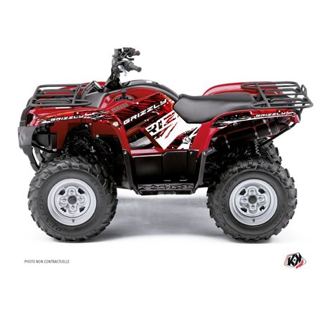 Kit Déco Quad Wild Yamaha 125 Grizzly Rouge (2005-2013)