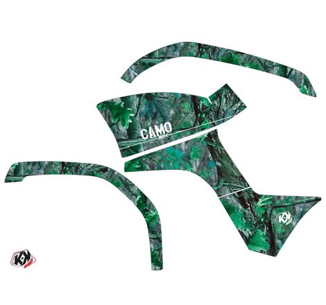 Kit Déco Quad Camo Yamaha 125 Grizzly Vert (2005-2013)